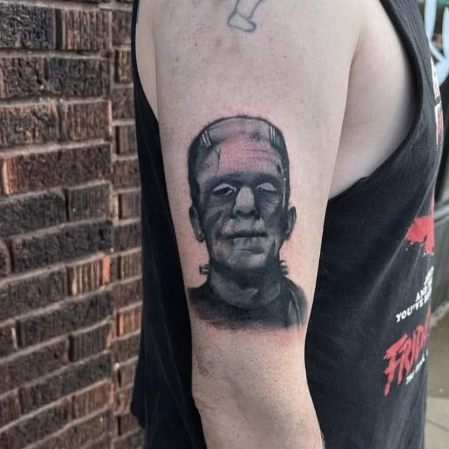 Classic monster, fresh ink. ⚡
This black-and-grey portrait has that perfect mix of deadpan stare, heavy shadows, and "science probably went too far" energy.
If your tattoo collection could use a little reanimation, bring us something strange: https://blackcoffintattoo.com/
#BlackCoffinTattoo #SaintPaulTattoo #TwinCitiesTattoo #MinnesotaTattoo #CustomTattoo #BlackworkTattoo #HorrorTattoo #SciFiTattoo #BodyPiercing #TattooShop